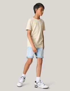 Artwork T-shirt Beige