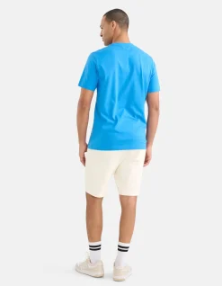 Artwork T-shirt Blauw