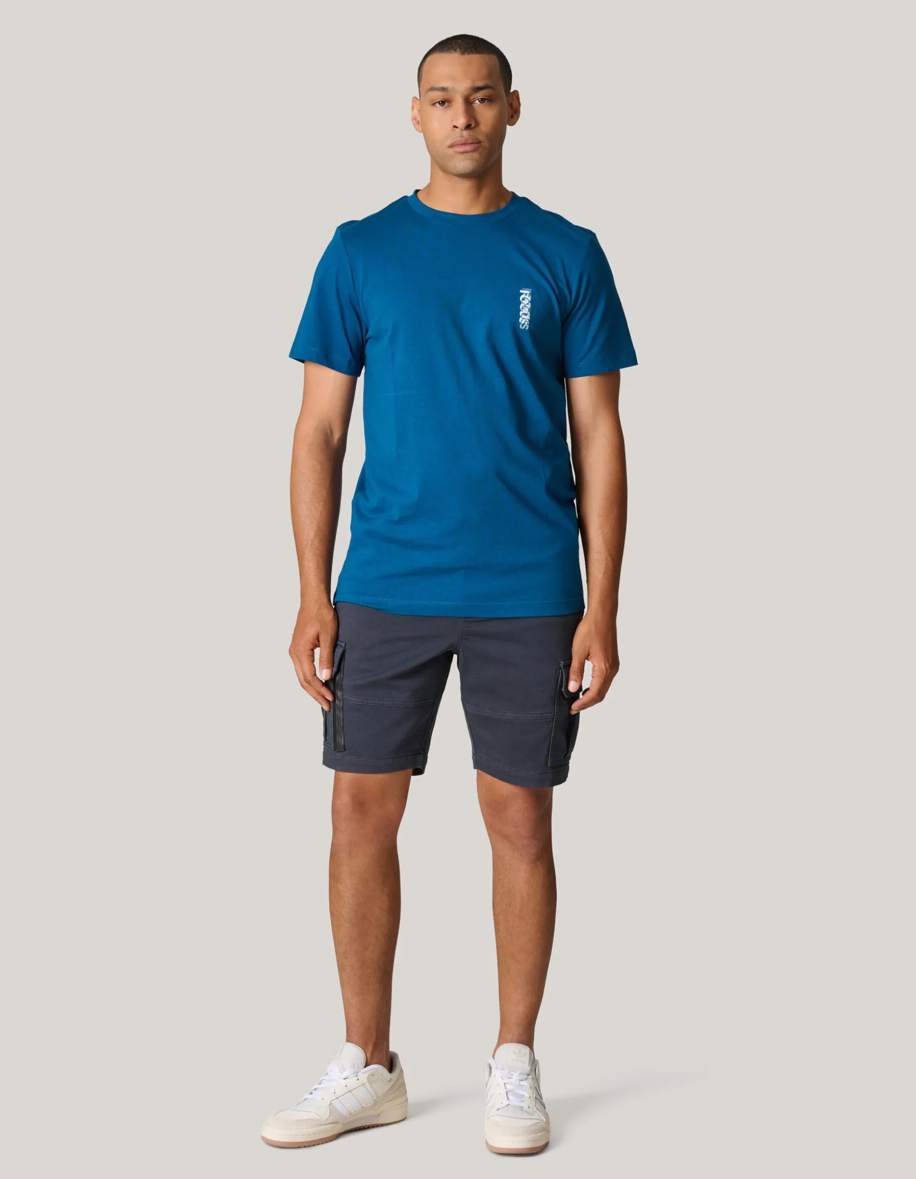 Artwork T-shirt Donkerblauw