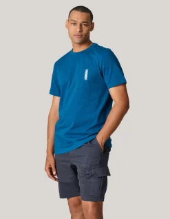 Artwork T-shirt Donkerblauw