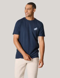 Artwork T-shirt Donkerblauw