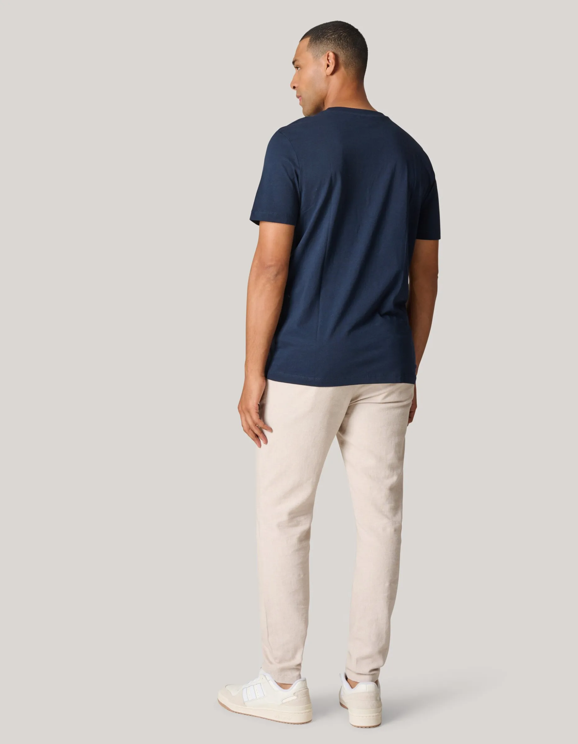 Artwork T-shirt Donkerblauw