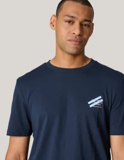 Artwork T-shirt Donkerblauw