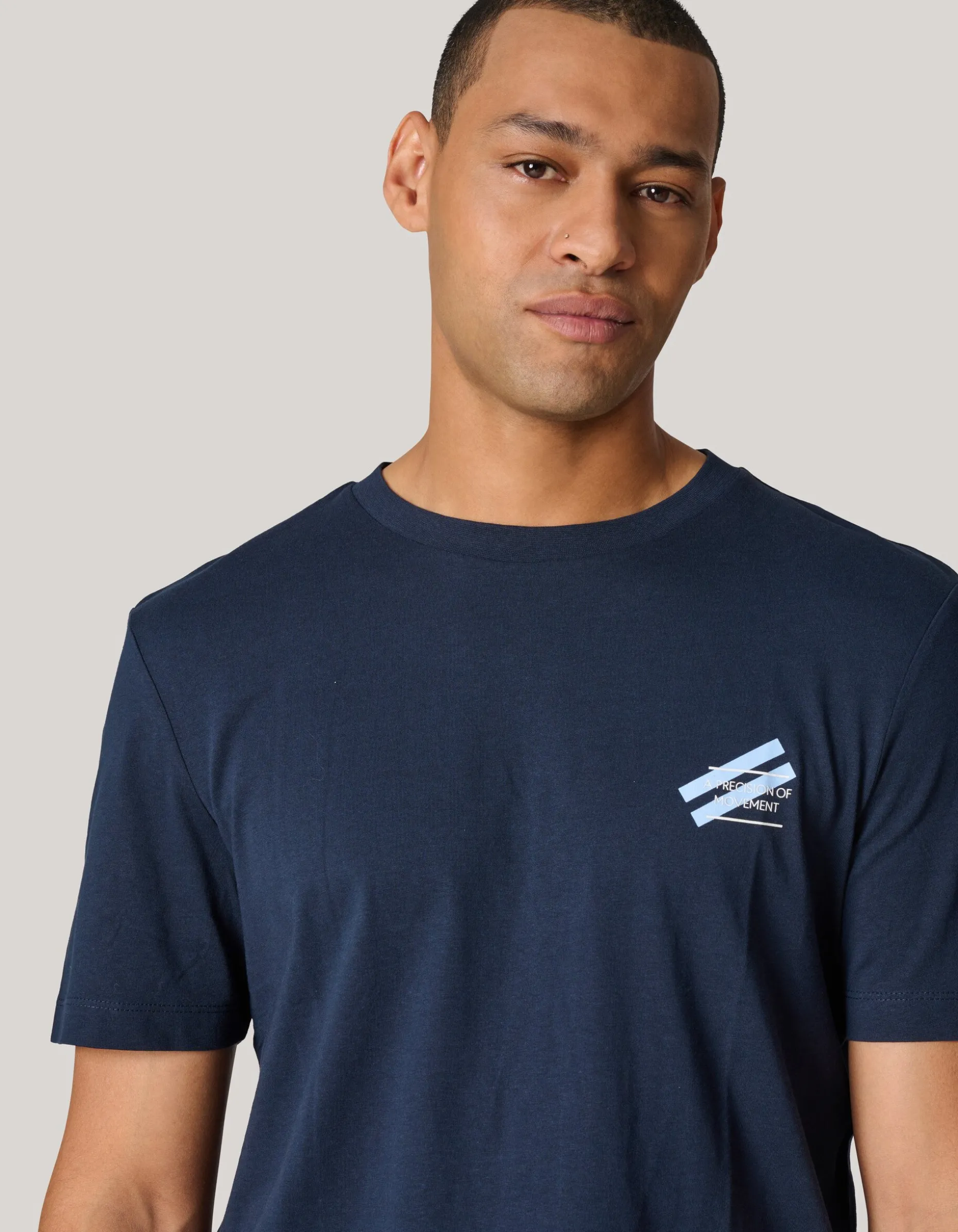 Artwork T-shirt Donkerblauw