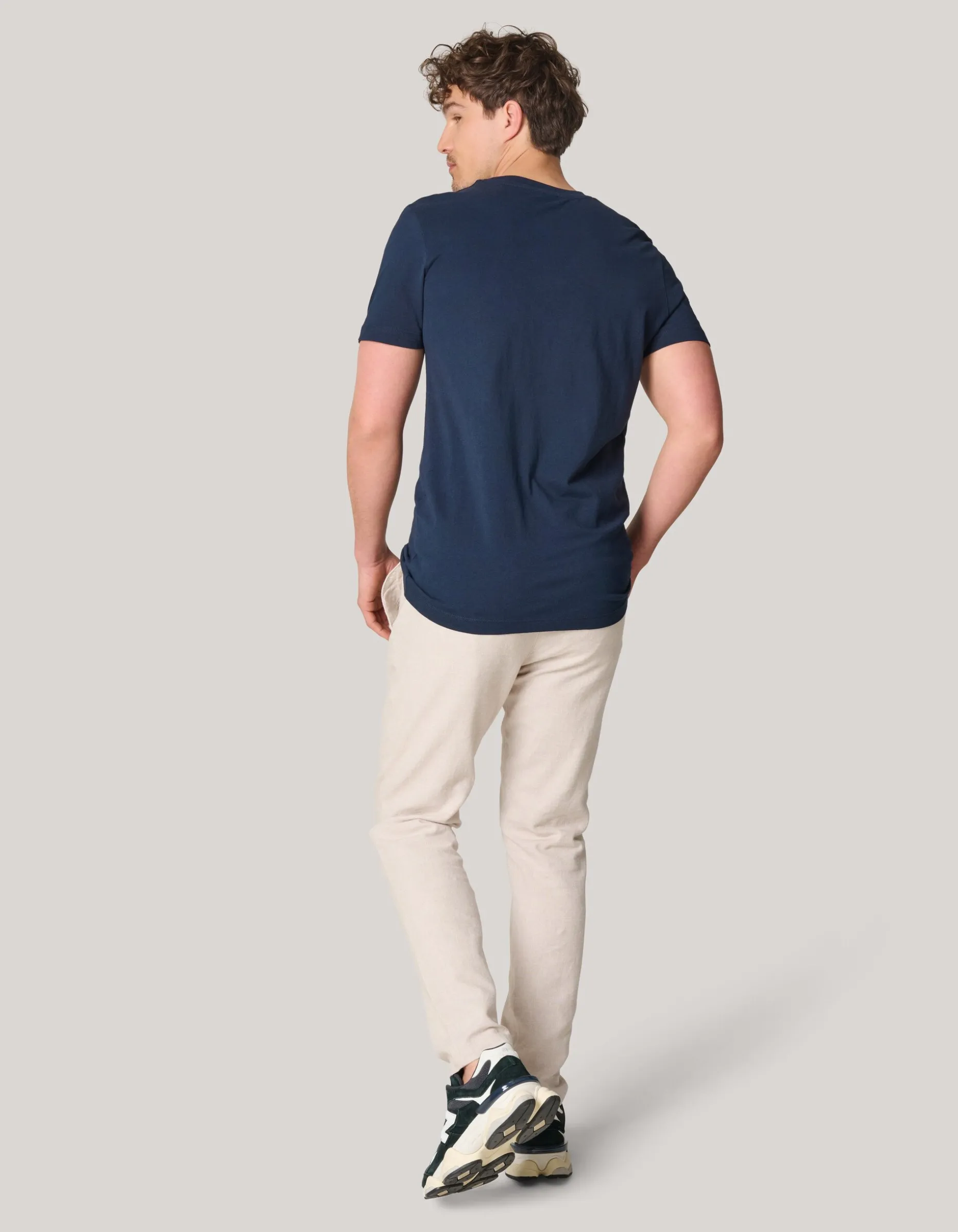 Artwork T-shirt Donkerblauw