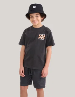 Artwork T-shirt Donkergrijs