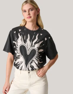 Artwork T-shirt Donkergrijs