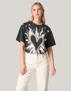 Artwork T-shirt Donkergrijs