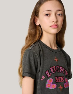 Artwork T-shirt Donkergrijs