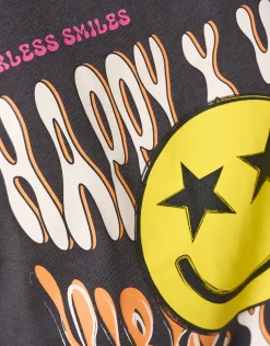 Artwork T-shirt Donkergrijs