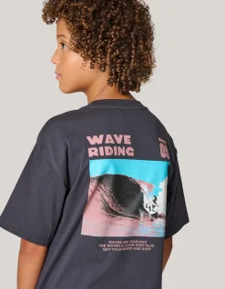 Artwork T-shirt Donkergrijs