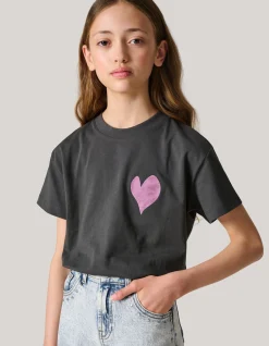 Artwork T-shirt Donkergrijs