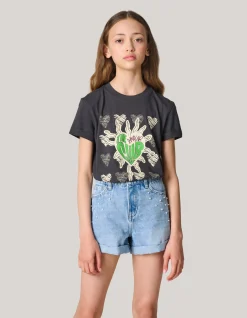 Artwork T-shirt Donkergrijs