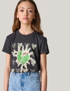 Artwork T-shirt Donkergrijs