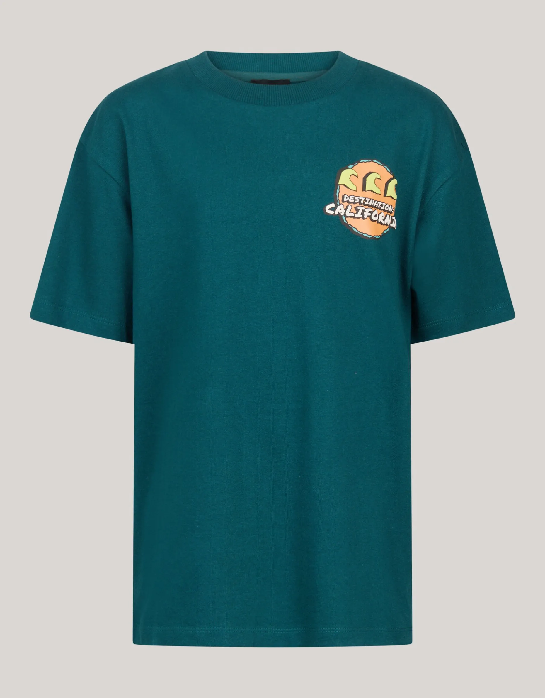 Artwork T-shirt Donkergroen