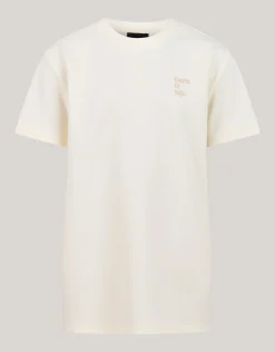 Artwork T-shirt Gebroken Wit