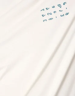 Artwork T-shirt Gebroken Wit