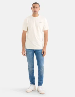 Artwork T-shirt Gebroken Wit