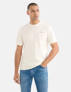 Artwork T-shirt Gebroken Wit