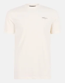 Artwork T-shirt Gebroken Wit