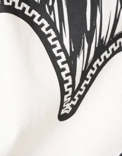 Artwork T-shirt Gebroken Wit