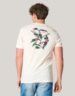 Artwork T-shirt Gebroken Wit