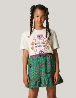 Artwork T-shirt Gebroken Wit