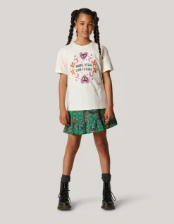 Artwork T-shirt Gebroken Wit