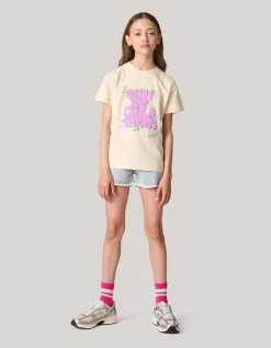 Artwork T-shirt Gebroken Wit