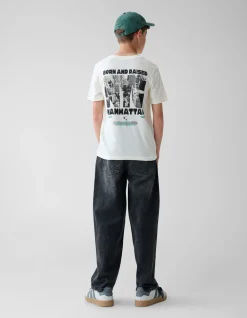 Artwork T-shirt Gebroken Wit