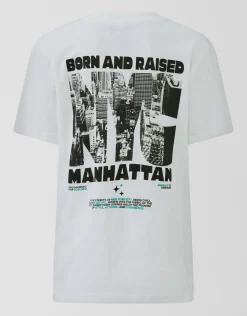 Artwork T-shirt Gebroken Wit