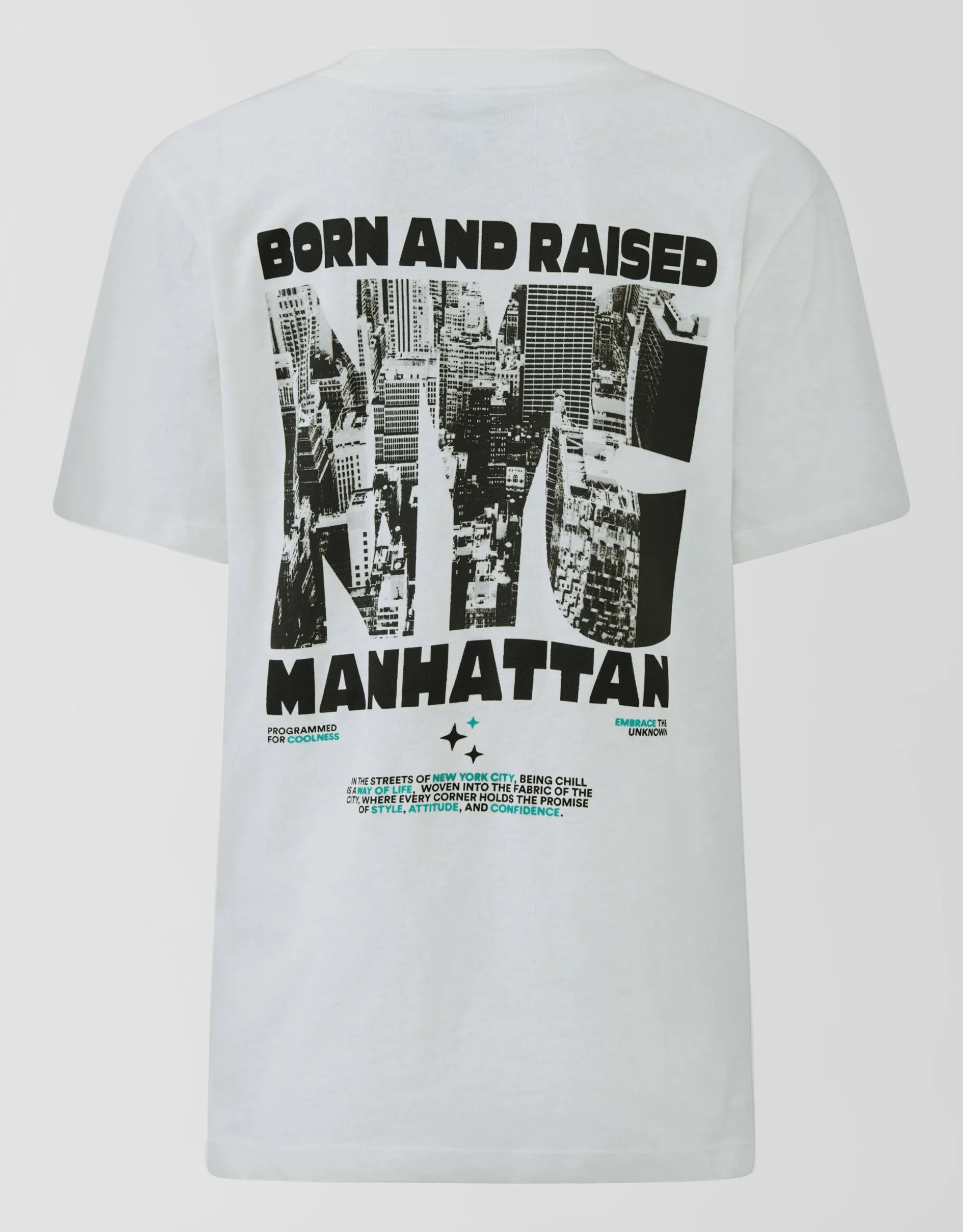 Artwork T-shirt Gebroken Wit