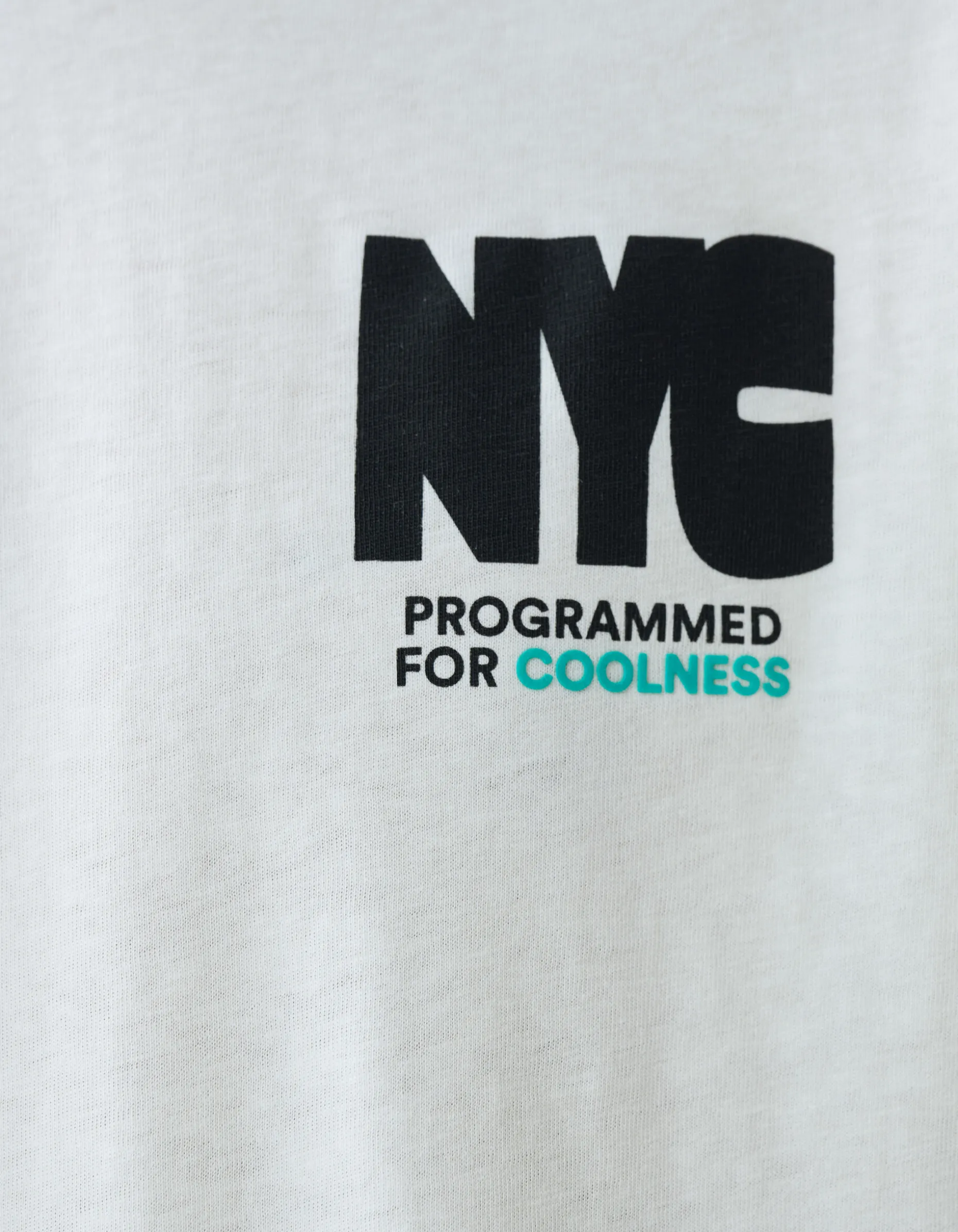 Artwork T-shirt Gebroken Wit