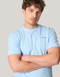 Artwork T-shirt Lichtblauw