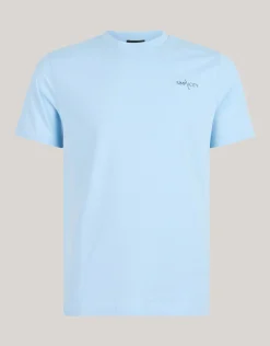 Artwork T-shirt Lichtblauw