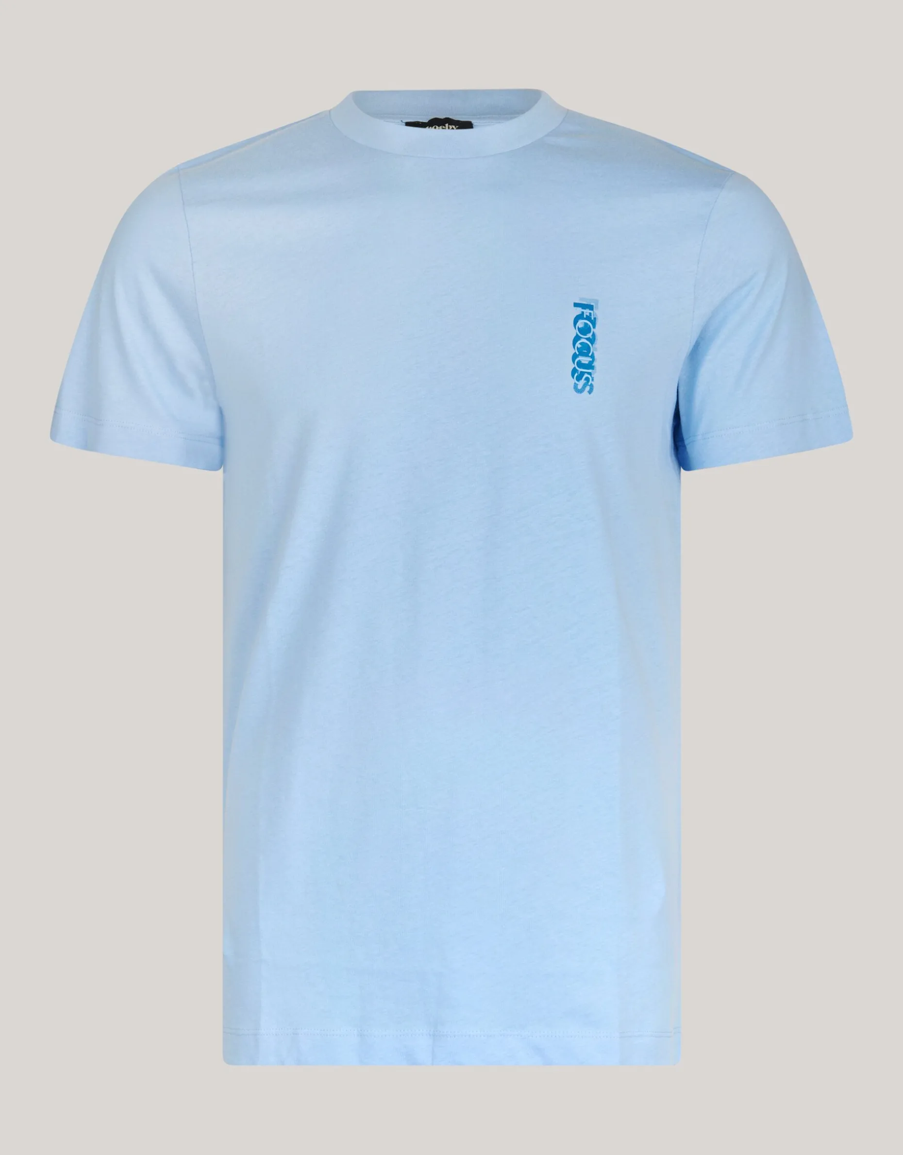 Artwork T-shirt Lichtblauw