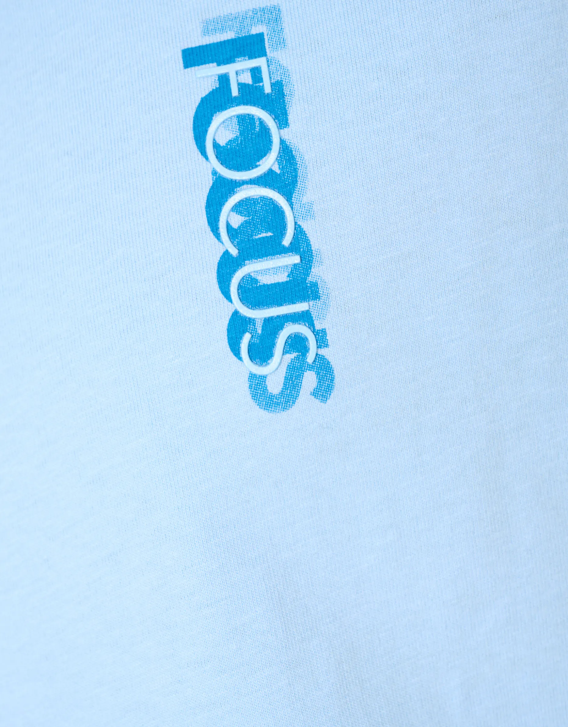 Artwork T-shirt Lichtblauw