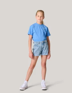 Artwork T-shirt Lichtblauw