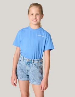 Artwork T-shirt Lichtblauw