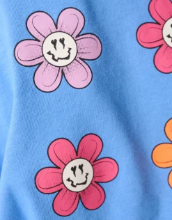 Artwork T-shirt Lichtblauw