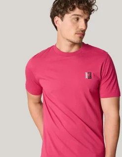 Artwork T-shirt Lichtrood