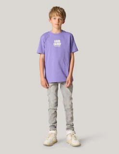 Artwork T-shirt Paars