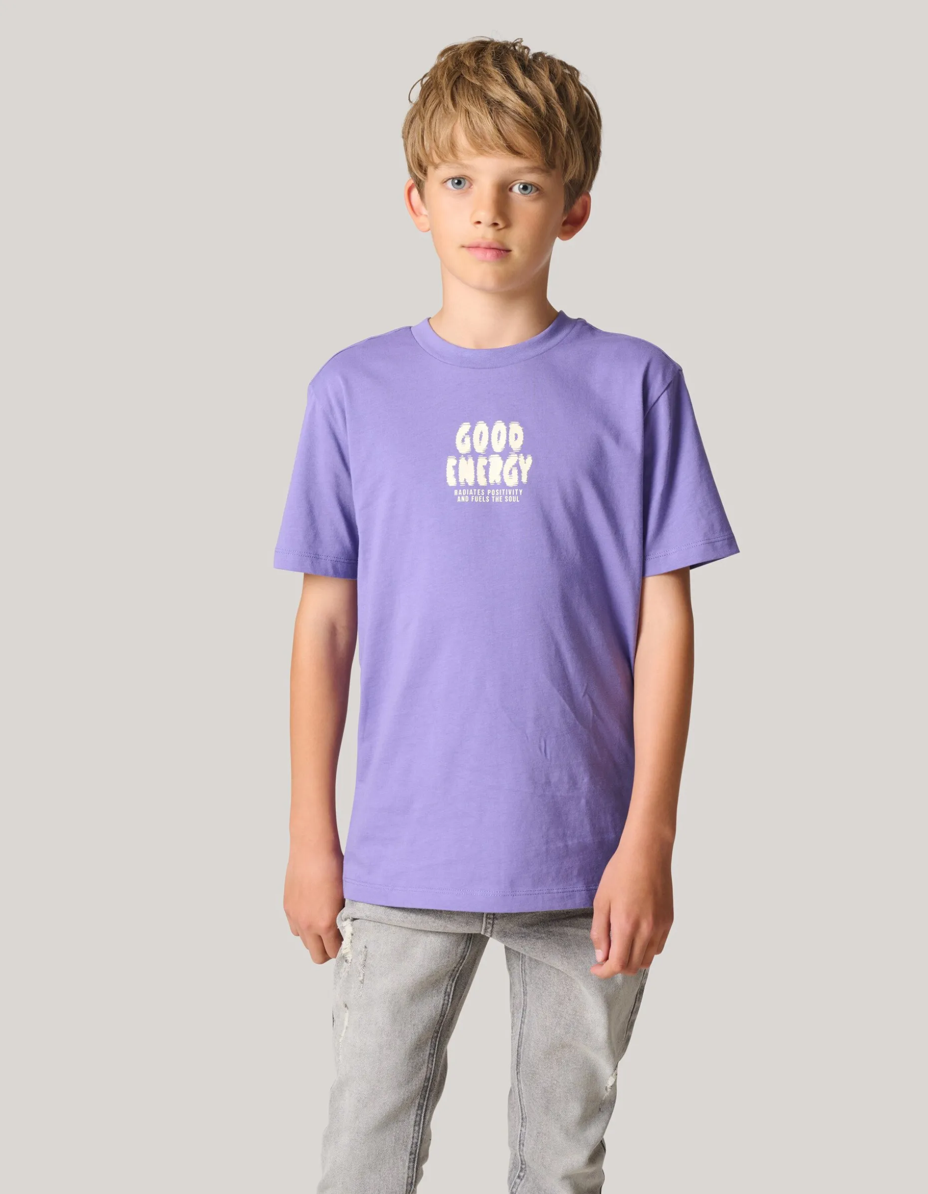 Artwork T-shirt Paars