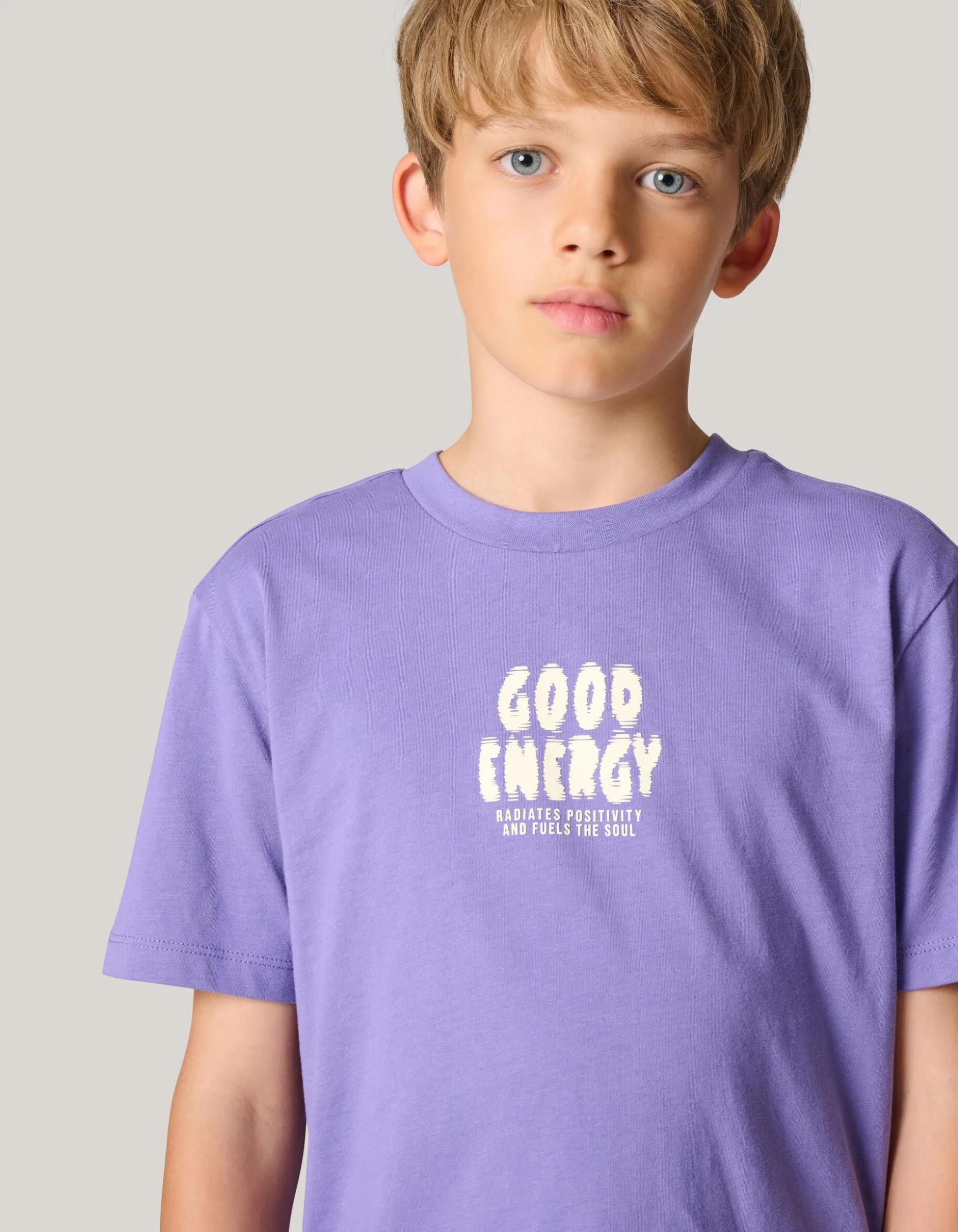 Artwork T-shirt Paars