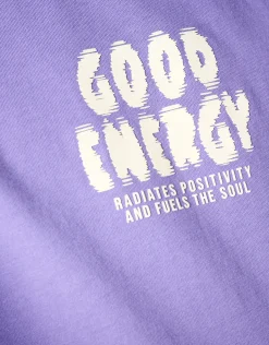 Artwork T-shirt Paars