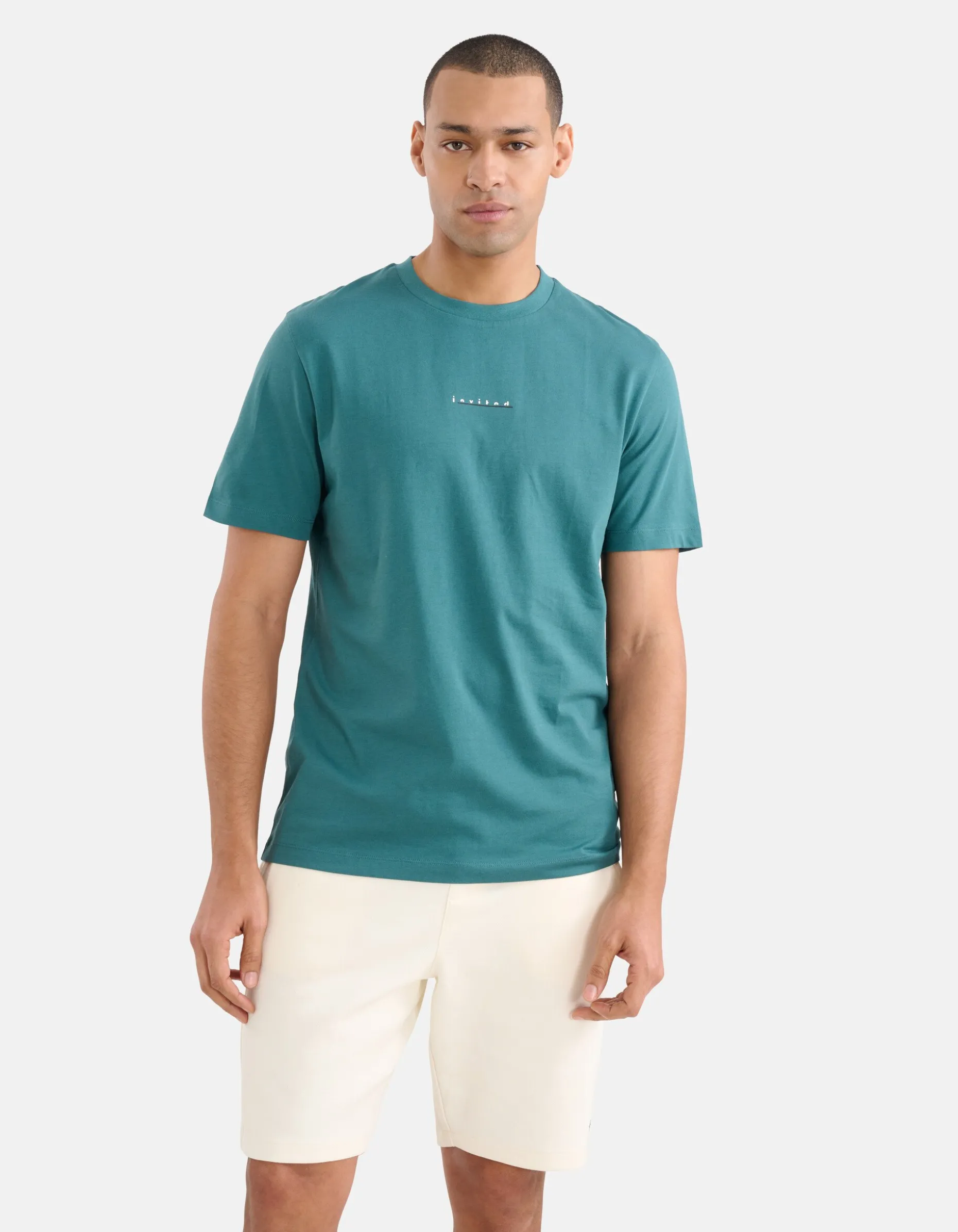 Artwork T-shirt Turquoise