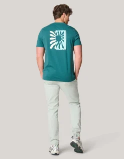 Artwork T-shirt Turquoise