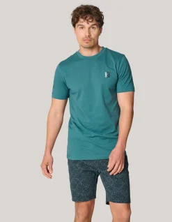 Artwork T-shirt Turquoise