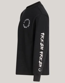 Artwork T-shirt Zwart