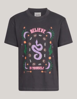 Artwork T-shirt Zwart